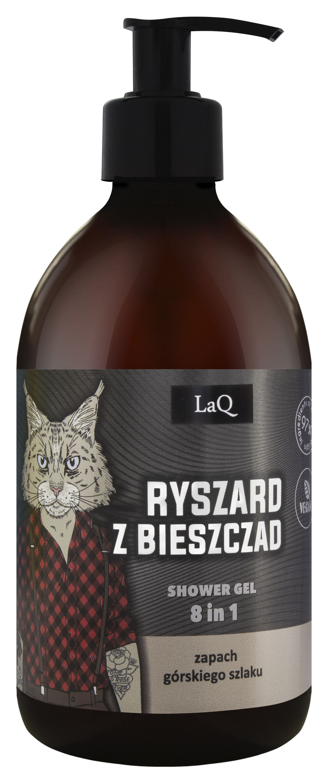 LaQ Żel pod Prysznic dla Mężczyzn Ryszard z Bieszczad 500ml