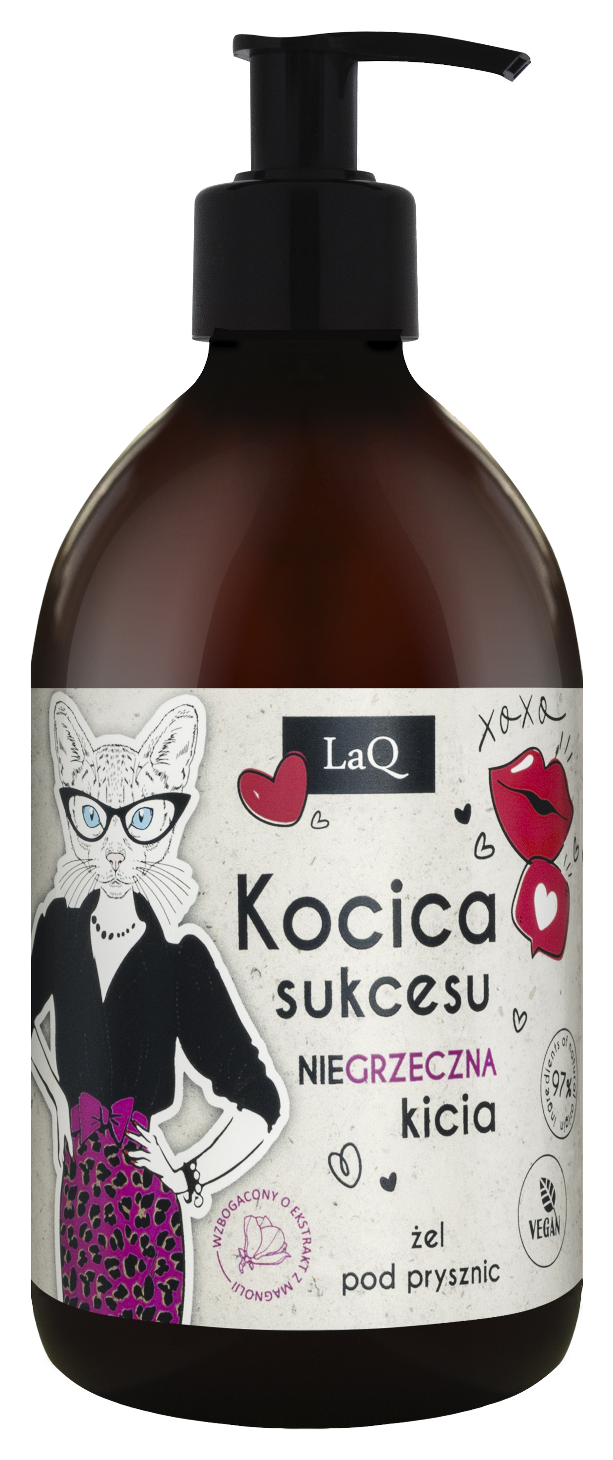 LaQ Żel pod Prysznic Magnolia Kocica Sukcesu 500ml