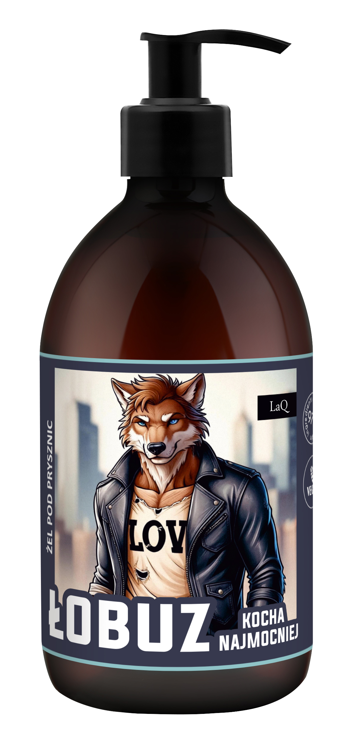 LaQ Żel pod Prysznic dla Mężczyzn Łobuz Kocha Najmocniej 500ml