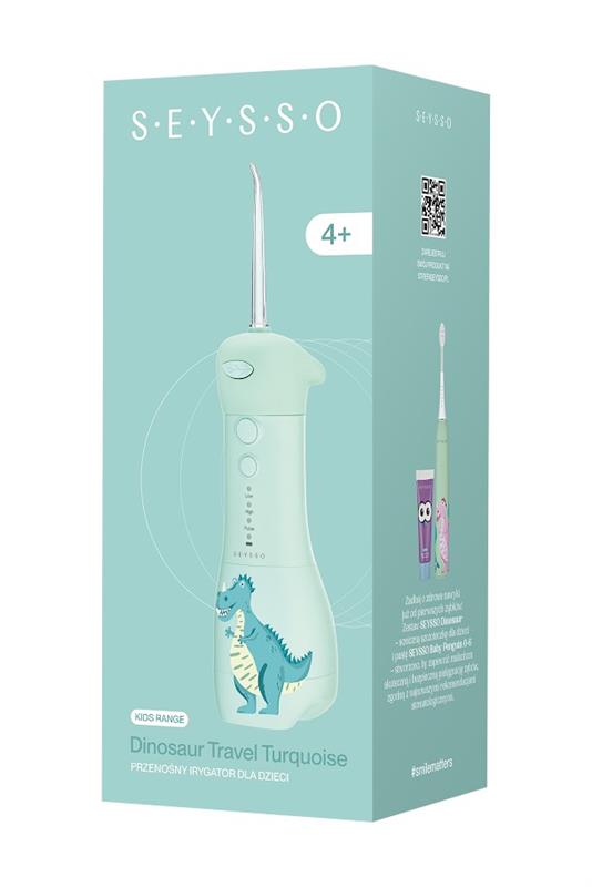 SEYSSO Kids Dinosaur Turquoise Irygator dla Dzieci 4+