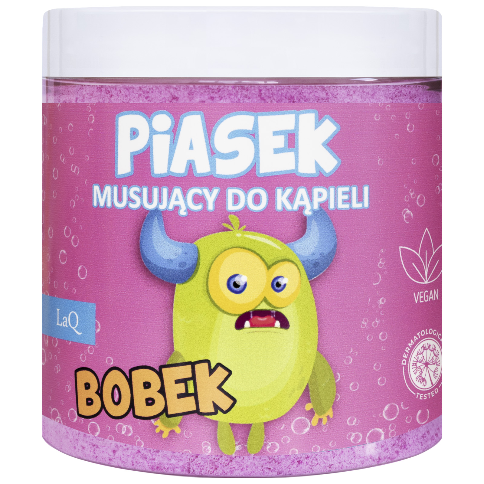 LaQ Piasek Musujący do Kąpieli Bobek 190g