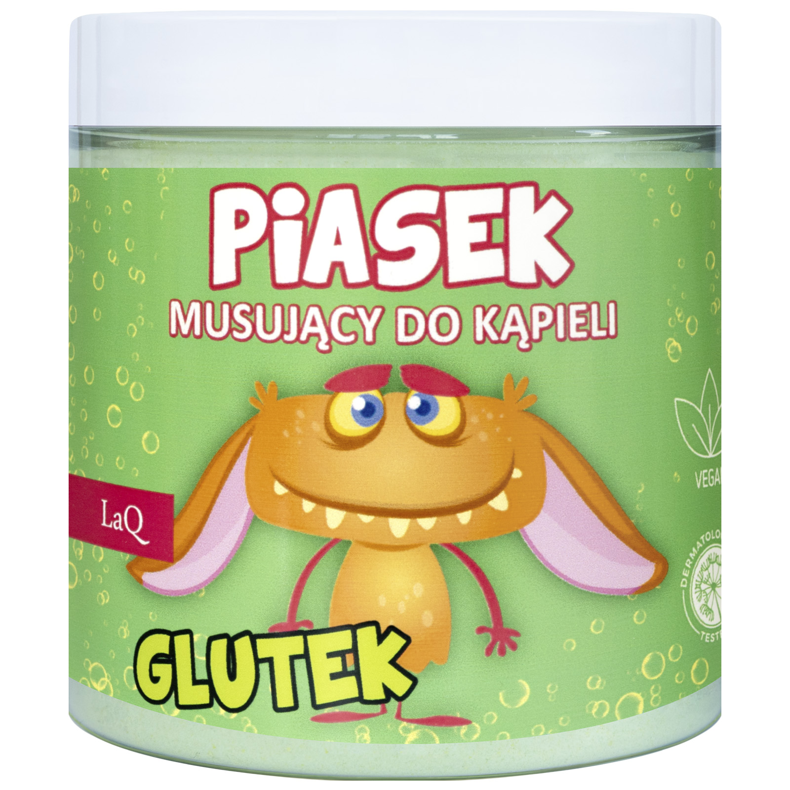 LaQ Piasek Musujący do Kąpieli Glutek 190g