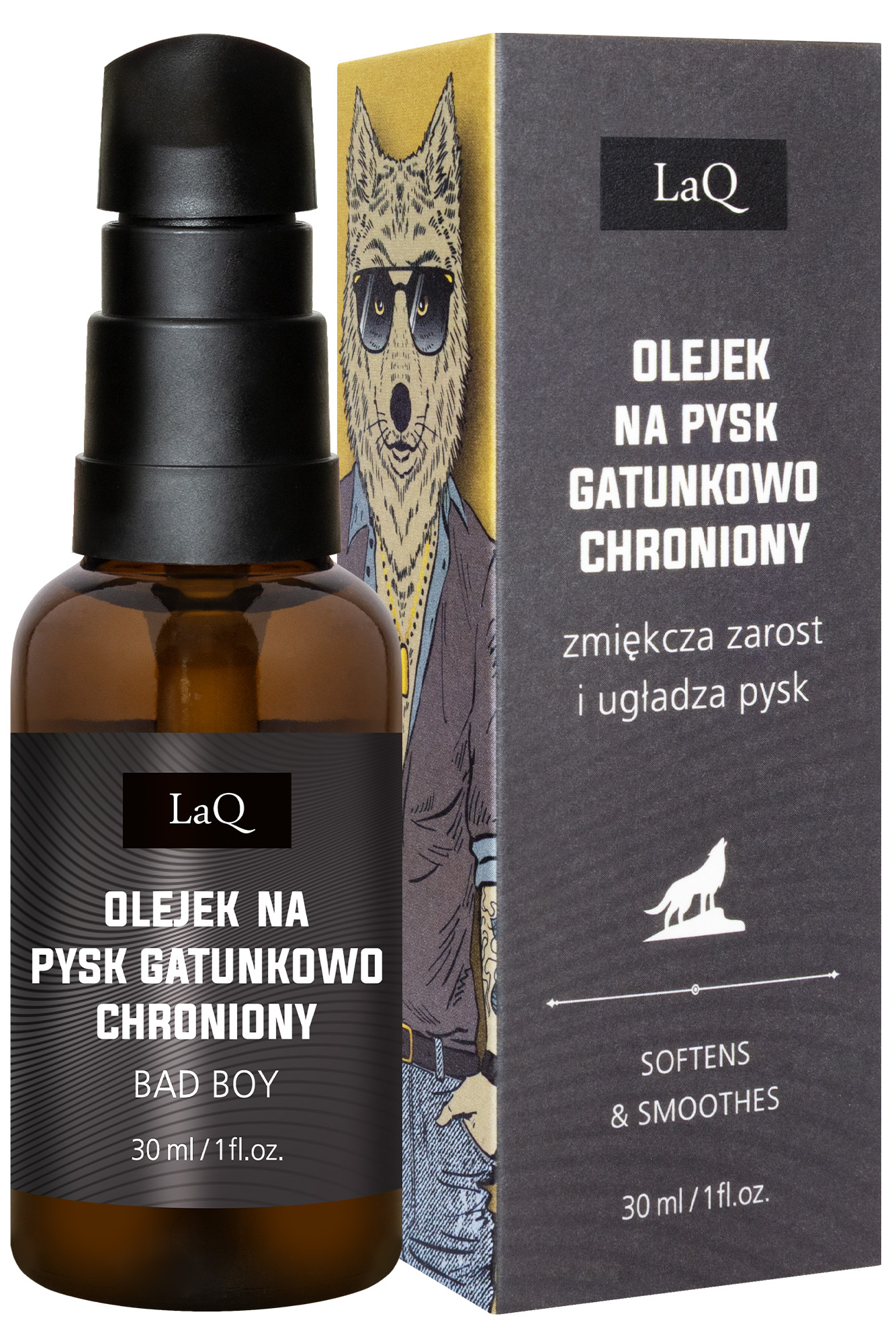 LaQ Olejek po Goleniu i do Brody Bad Boy 30ml