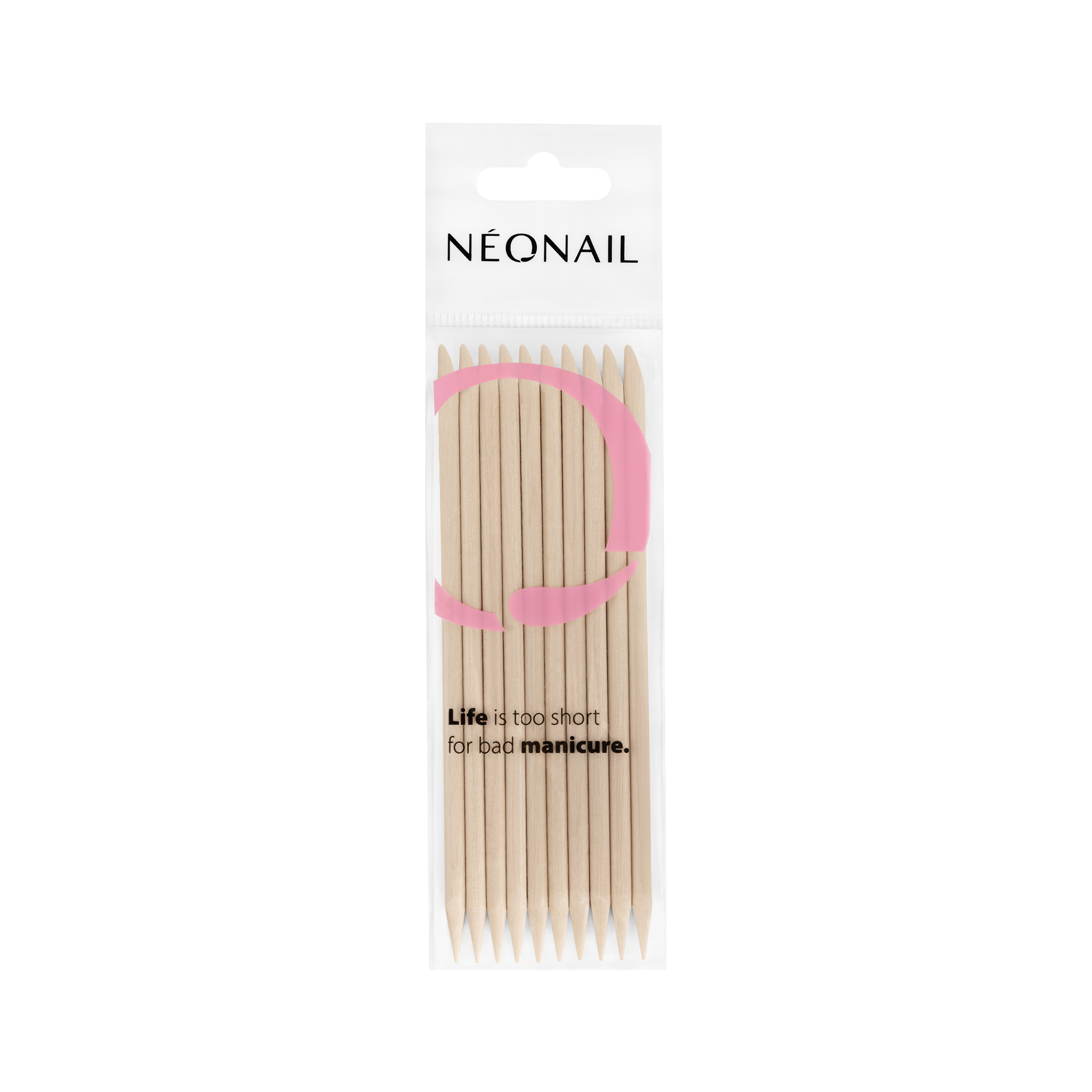 Neonail Patyczki z Drzewa Różanego do Manicure 10 Sztuk