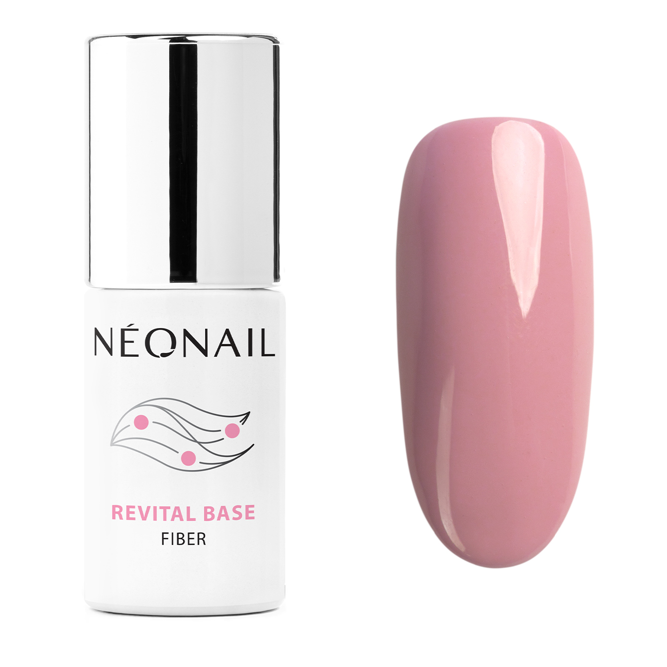 Neonail Baza Hybrydowa Revital Base Fiber Warm Cover