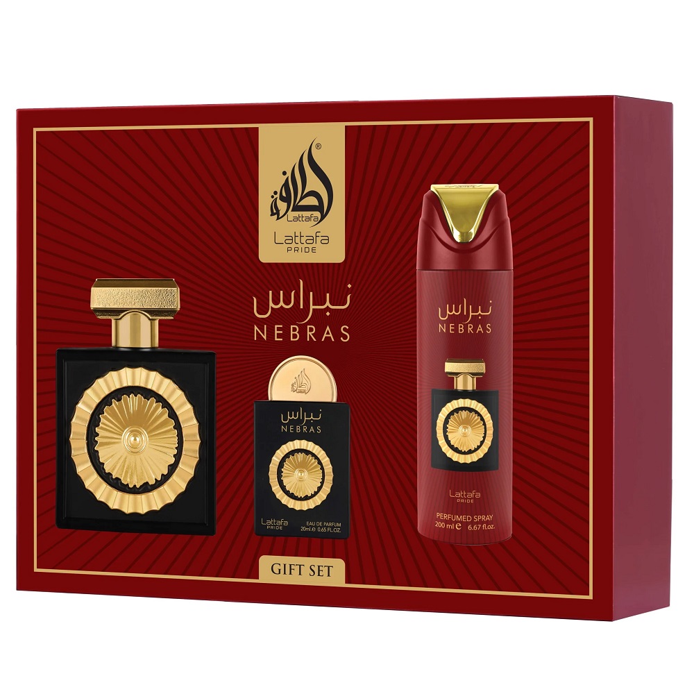LATTAFA Nebras Zestaw Prezentowy 2x Woda Perfumowana + Dezodorant
