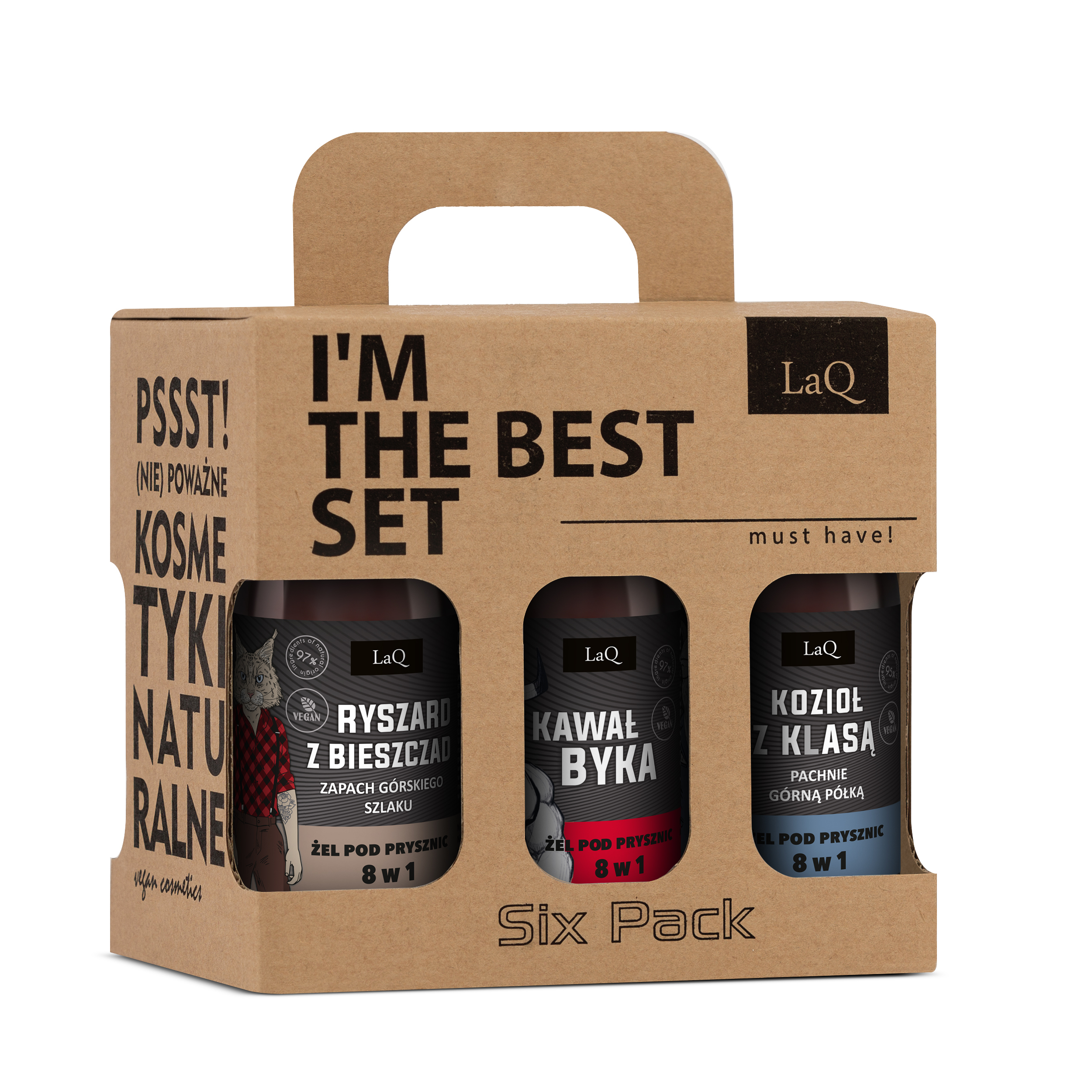 LaQ I'm The Best Set Zestaw Żeli pod Prysznic dla Mężczyzn