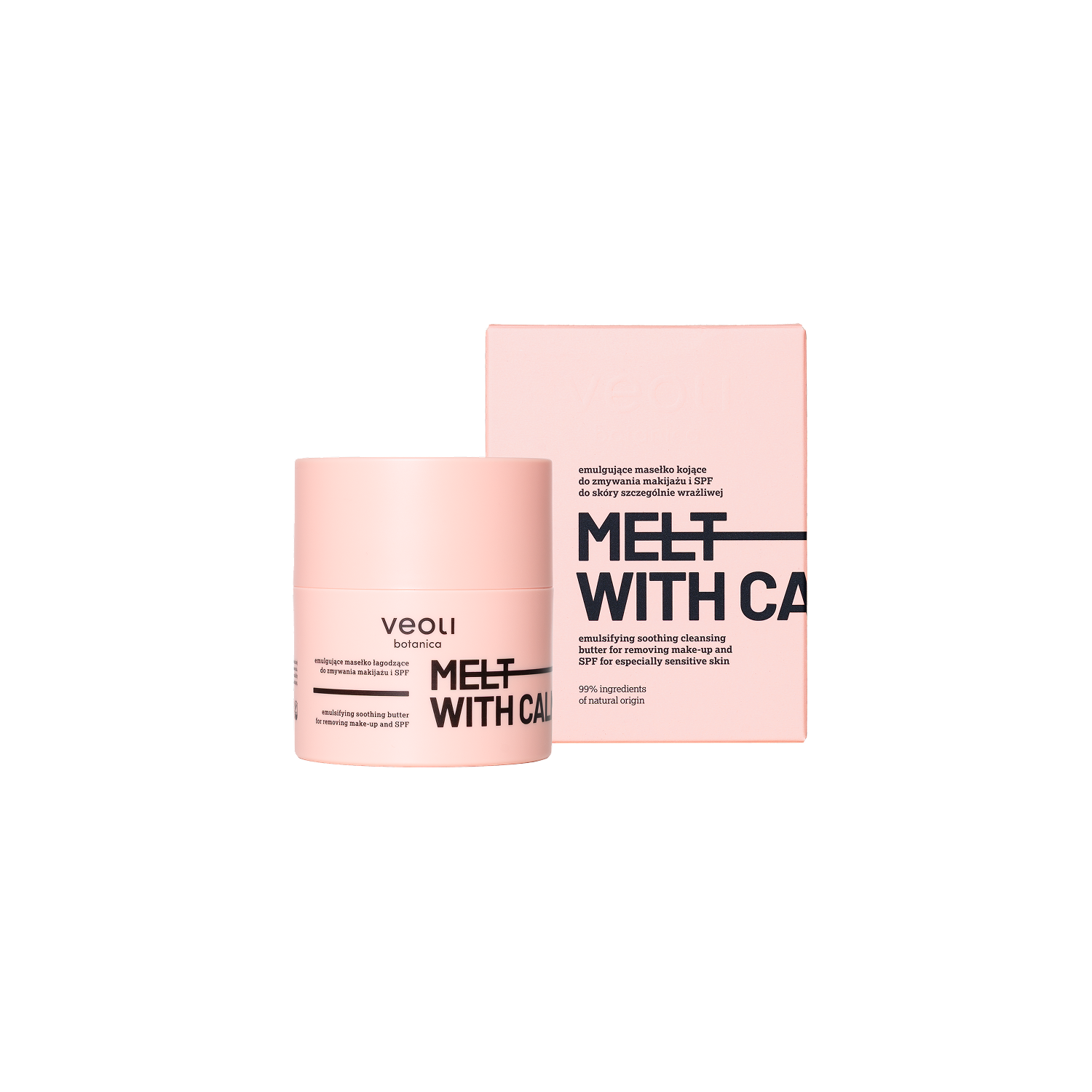 Veoli Botanica Melt With Calmness Emulgujące Masełko Kojące do Zmywania Makijażu i SPF 40g