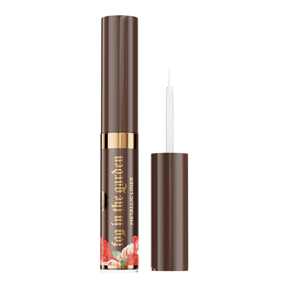 Bell x Fog In The Garden Metaliczny Eyeliner 01 Black Tea