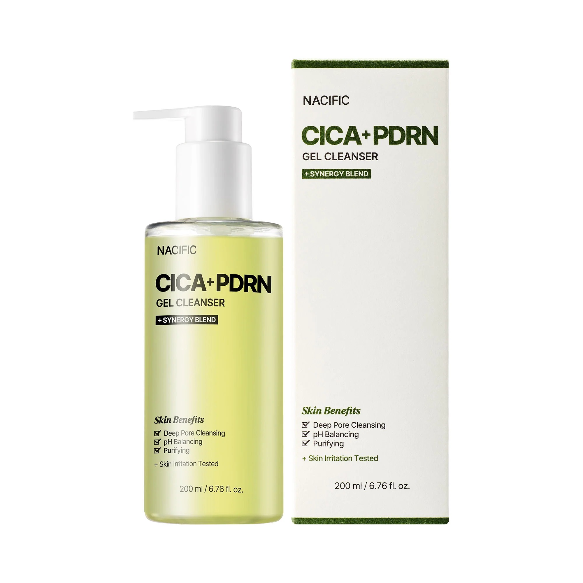 Nacific CICA + PDRN Oczyszczający Żel do Skóry Wrażliwej 200ml