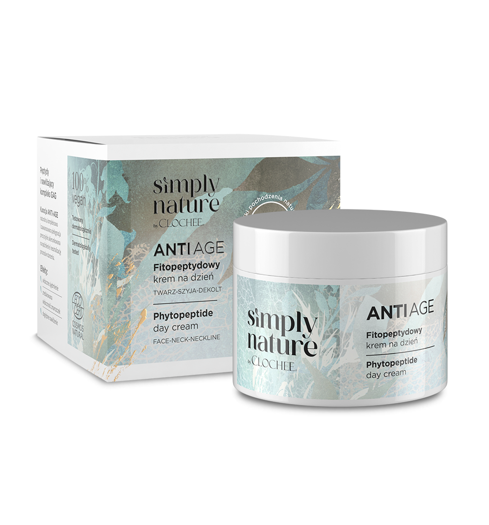 Simply Nature by Clochee Anti-Age Fitopeptydowy Krem na Dzień