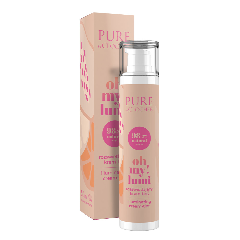 Pure by Clochee Oh My! Lumi Rozświetlający Krem-Tint 50ml