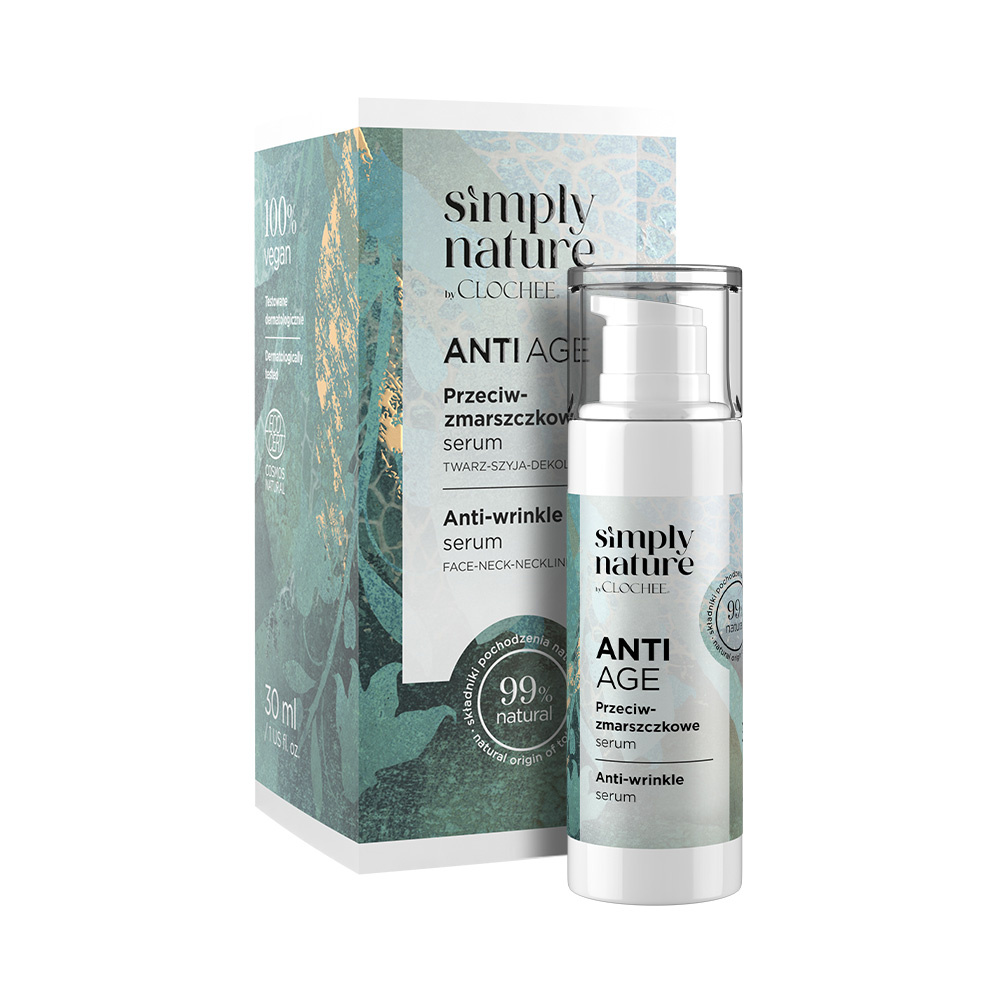 Simply Nature by Clochee Anti-Age Serum Przeciwzmarszczkowe 30ml