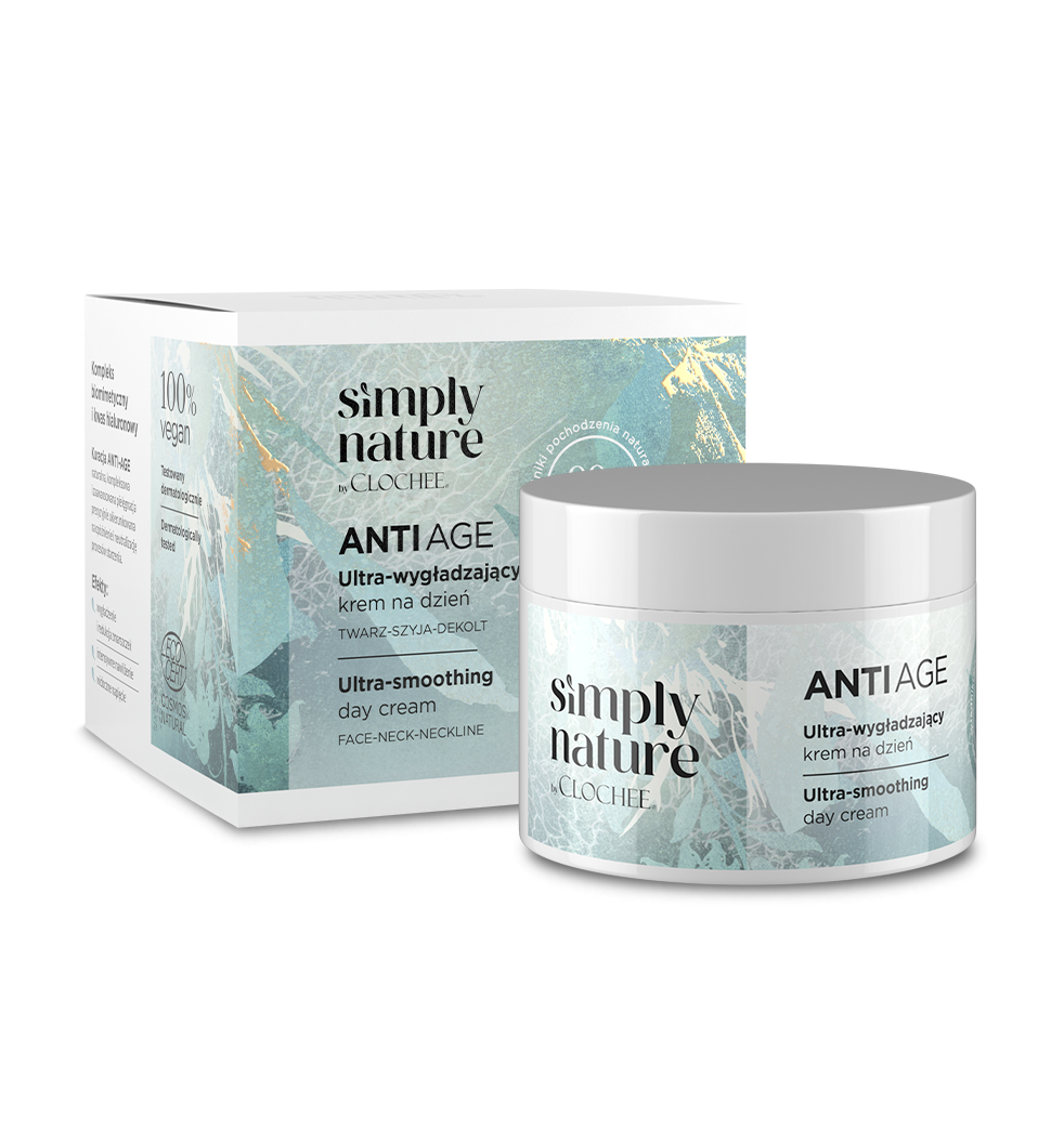Simply Nature by Clochee Anti-Age Ultra-Wygładzający Krem na Dzień 50ml