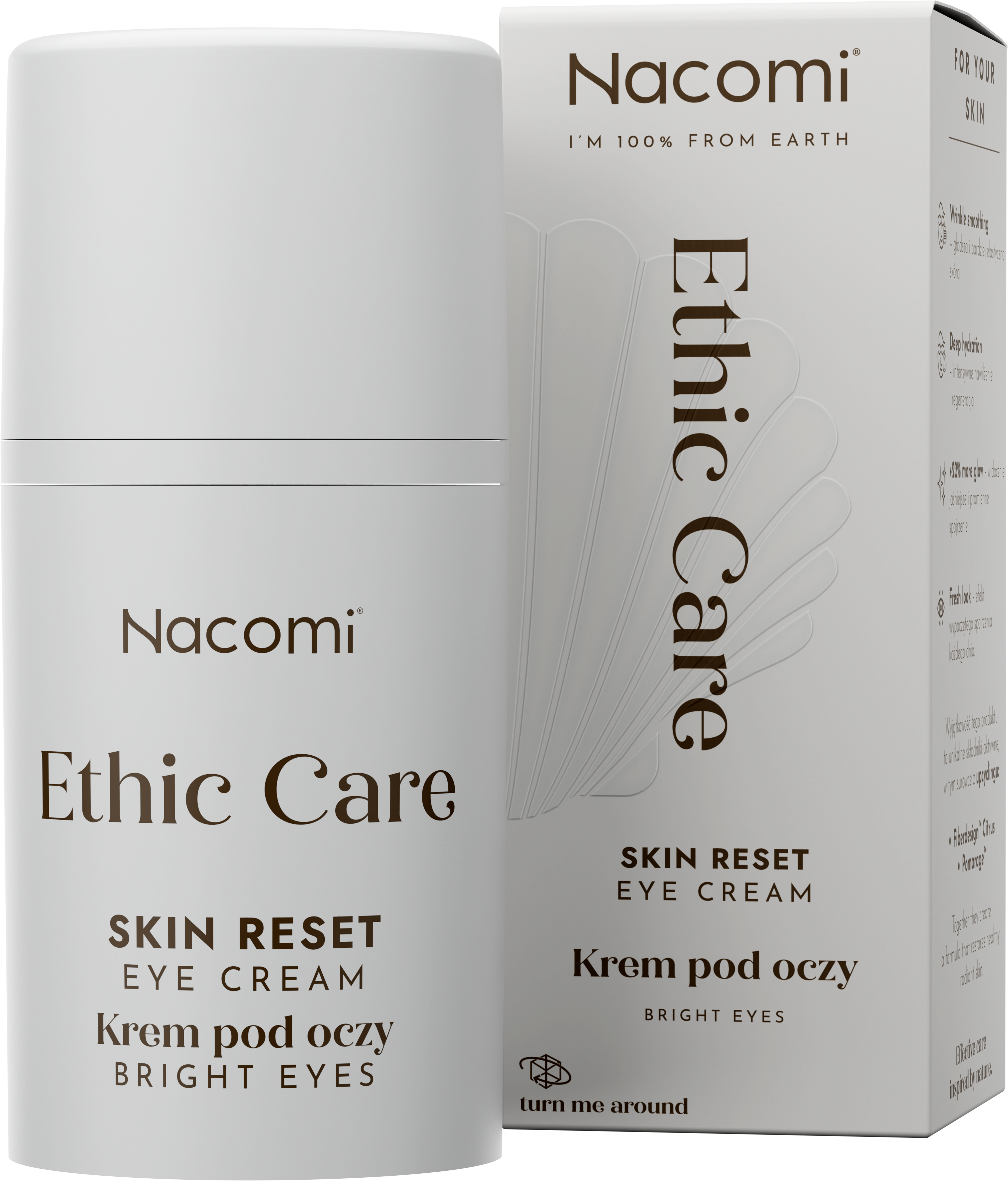 Nacomi Ethic Care Skin Reset Eye Cream Krem pod Oczy 15ml 
