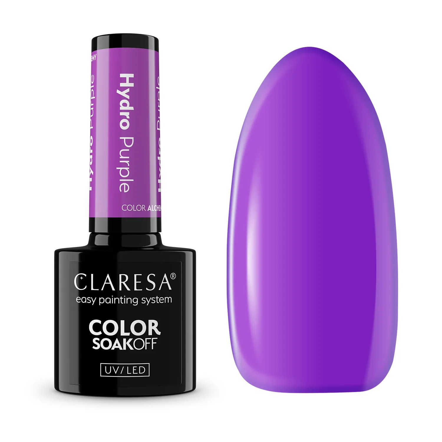 Claresa Lakier Hybrydowy Alchemy Hydro Purple