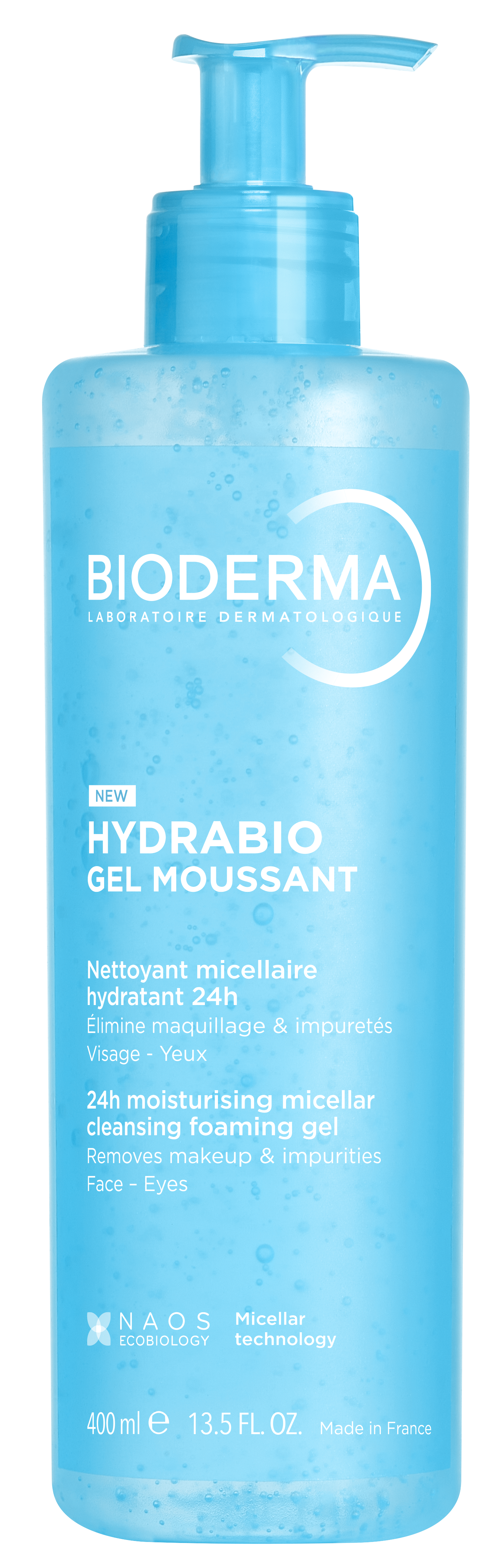 Bioderma Hydrabio Nawilżający Żel do Mycia Twarzy 400ml