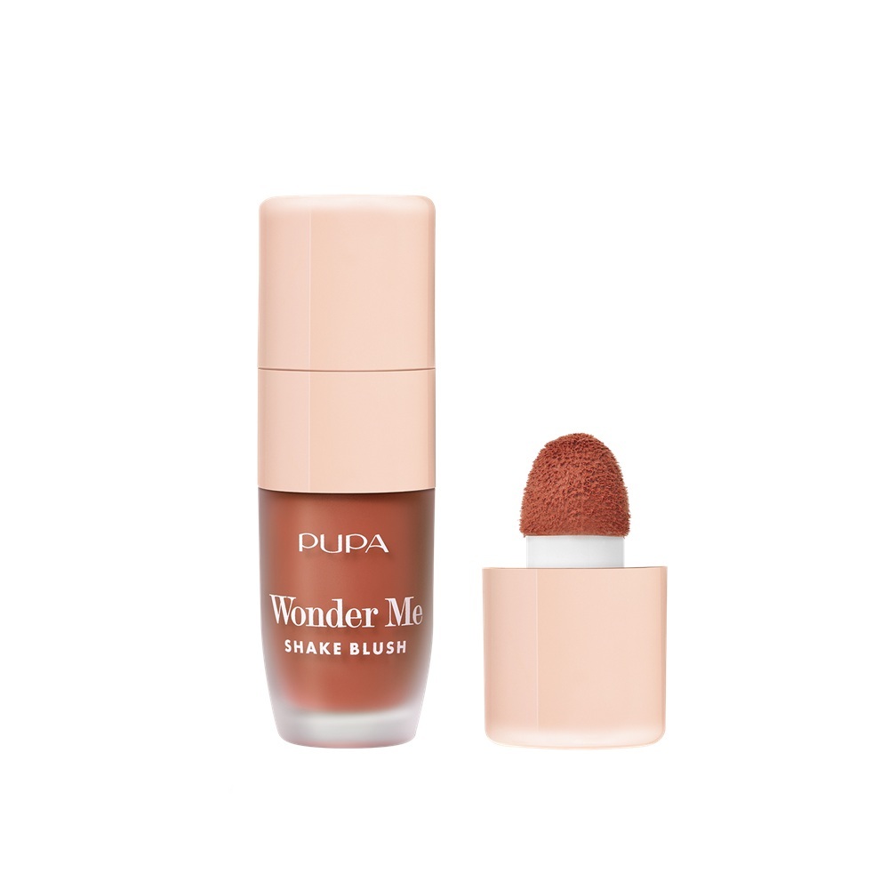 PUPA Milano Wonder Me Shake Blush Róż do Policzków w Płynie 005 Tequila Sunrise