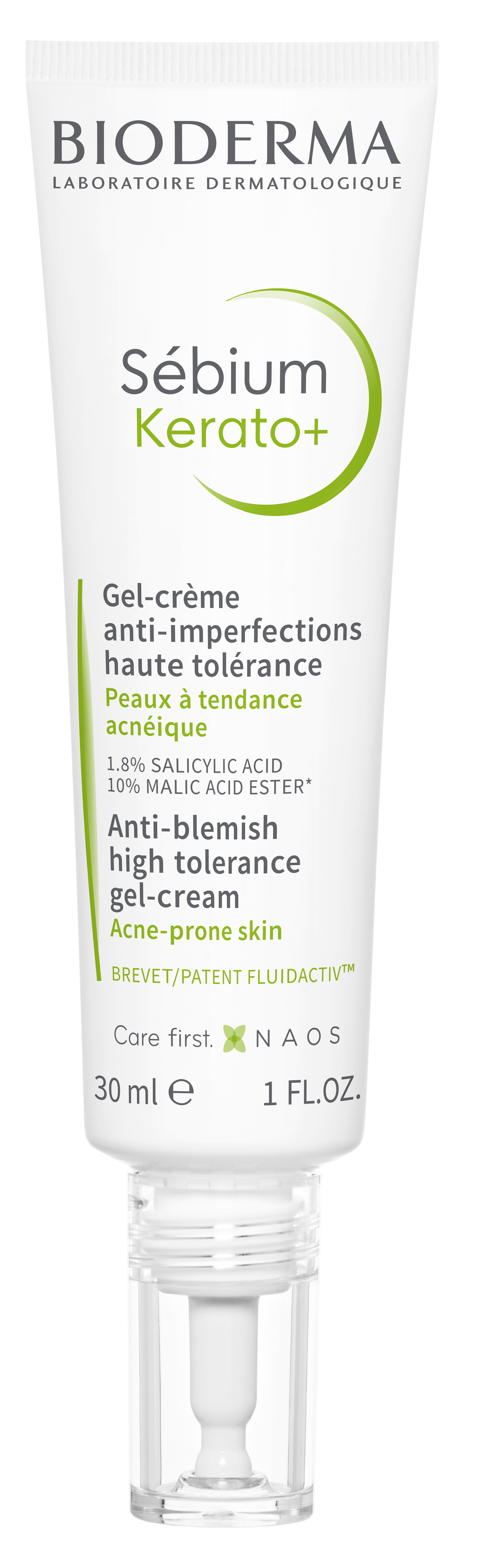 Bioderma Sebium Kerato+ Żel-Krem o Wysokiej Tolerancji do Skóry Trądzikowej 30ml