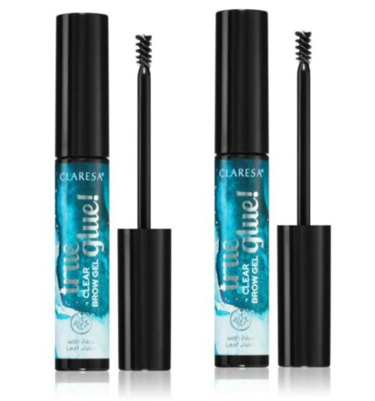 Claresa Żel do Laminacji Brwi True Glue 01 Transparentny x2 szt