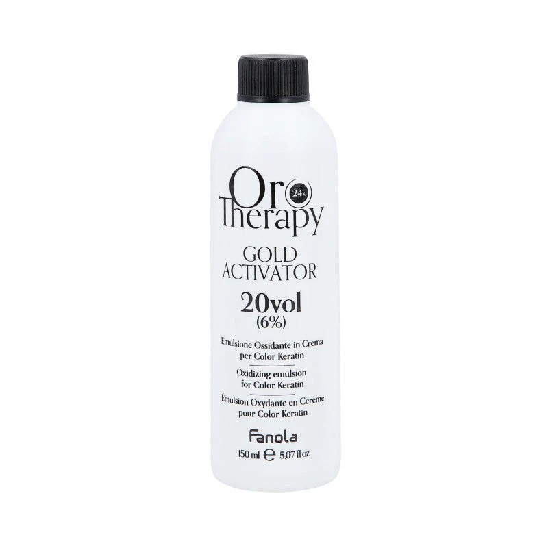 Fanola Oro Therapy Gold Activator 20 Vol 6% Aktywator do Koloryzacji Włosów 150ml