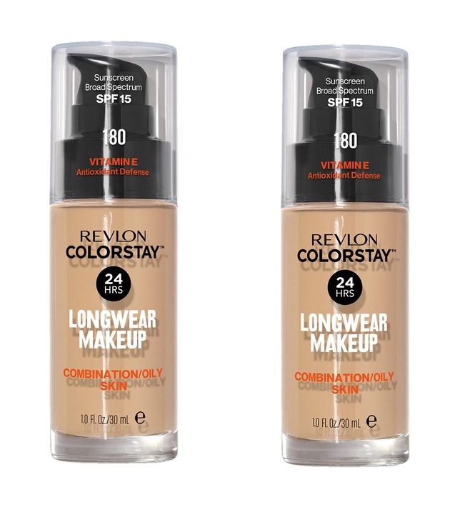 ColorStay Podkład Cera Tłusta i Mieszana 180 Sand Beige z pompką x