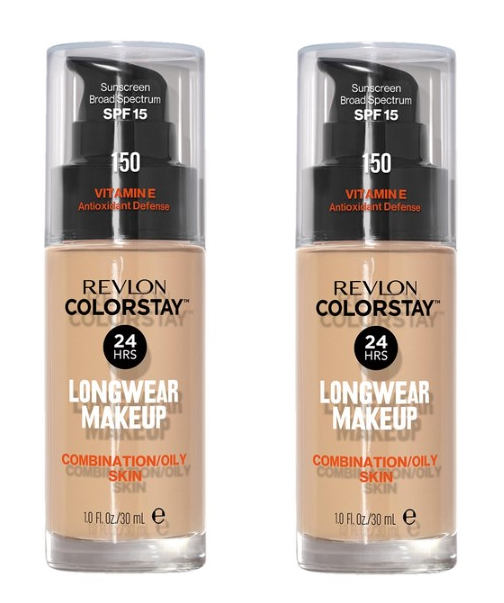 ColorStay Podkład Cera Tłusta i Mieszana 150 Buff z pompką x