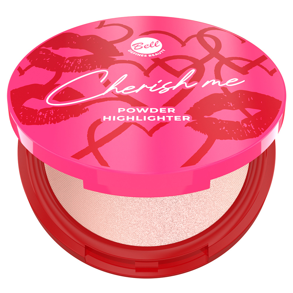 Bell Cherish Me Prasowany Rozświetlacz do Twarzy 01 Romantic Shine
