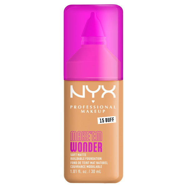 NYX Professional Makeup Make 'EM Wonder Kryjący Podkład do Twarzy 15 Buff