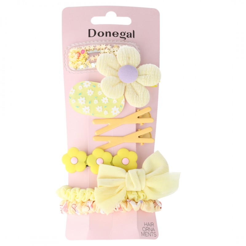 Donegal Zestaw Ozdób do Włosów Pastel 9 Sztuk