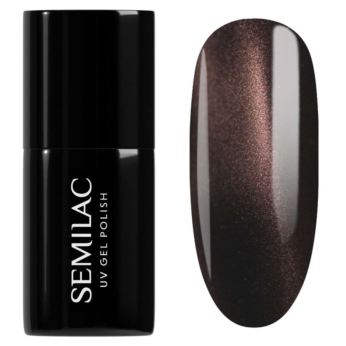 Semilac Lakier Hybrydowy 965 Chocolate Gloss