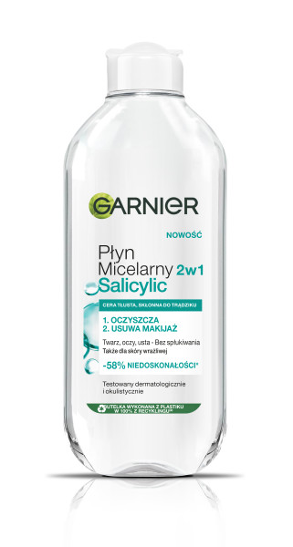 Płyn Micelarny z Kwasem Salicylowym 2w1
