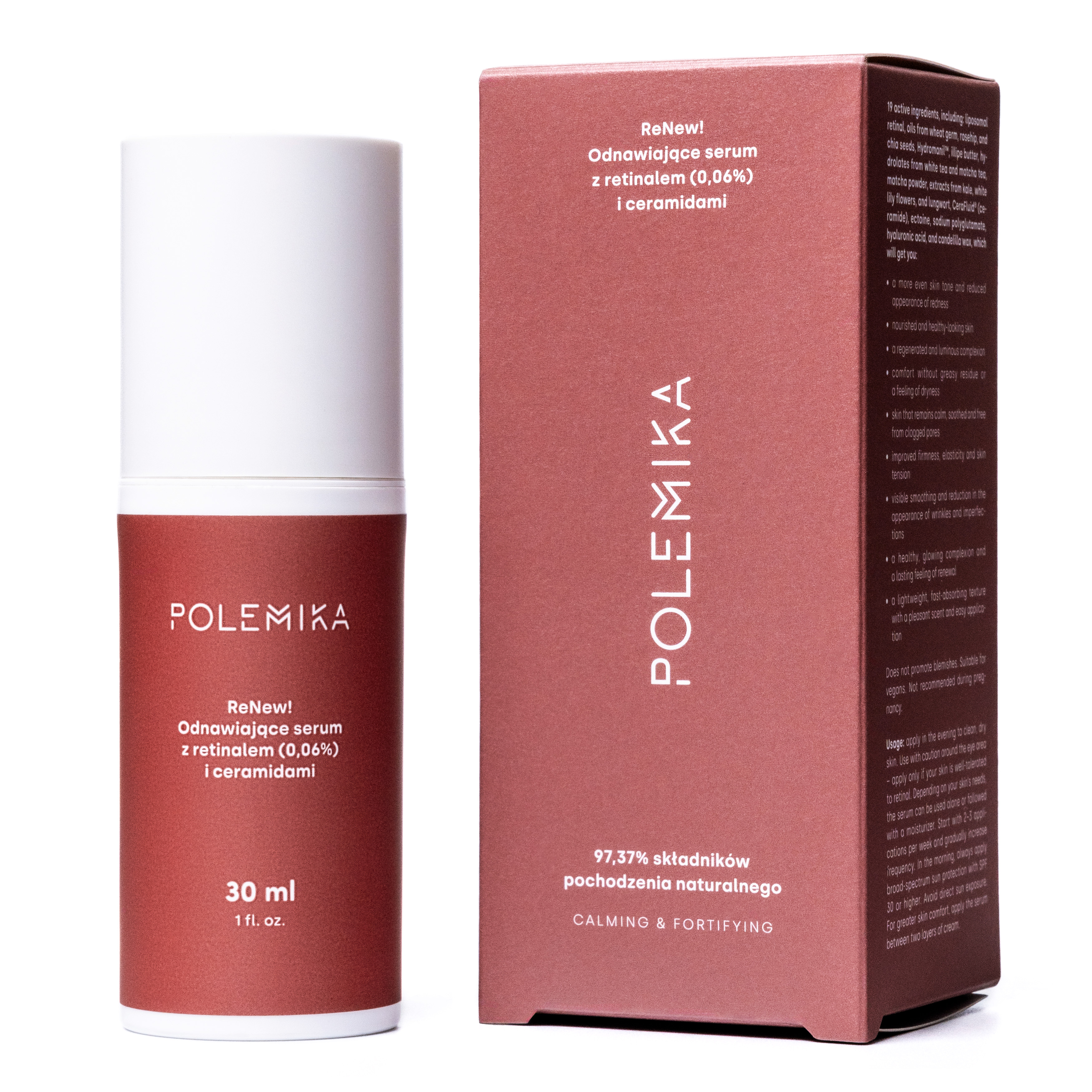 Polemika ReFine! Odnawiające Serum z Retinalem (0,06%) i Ceramidami 30ml
