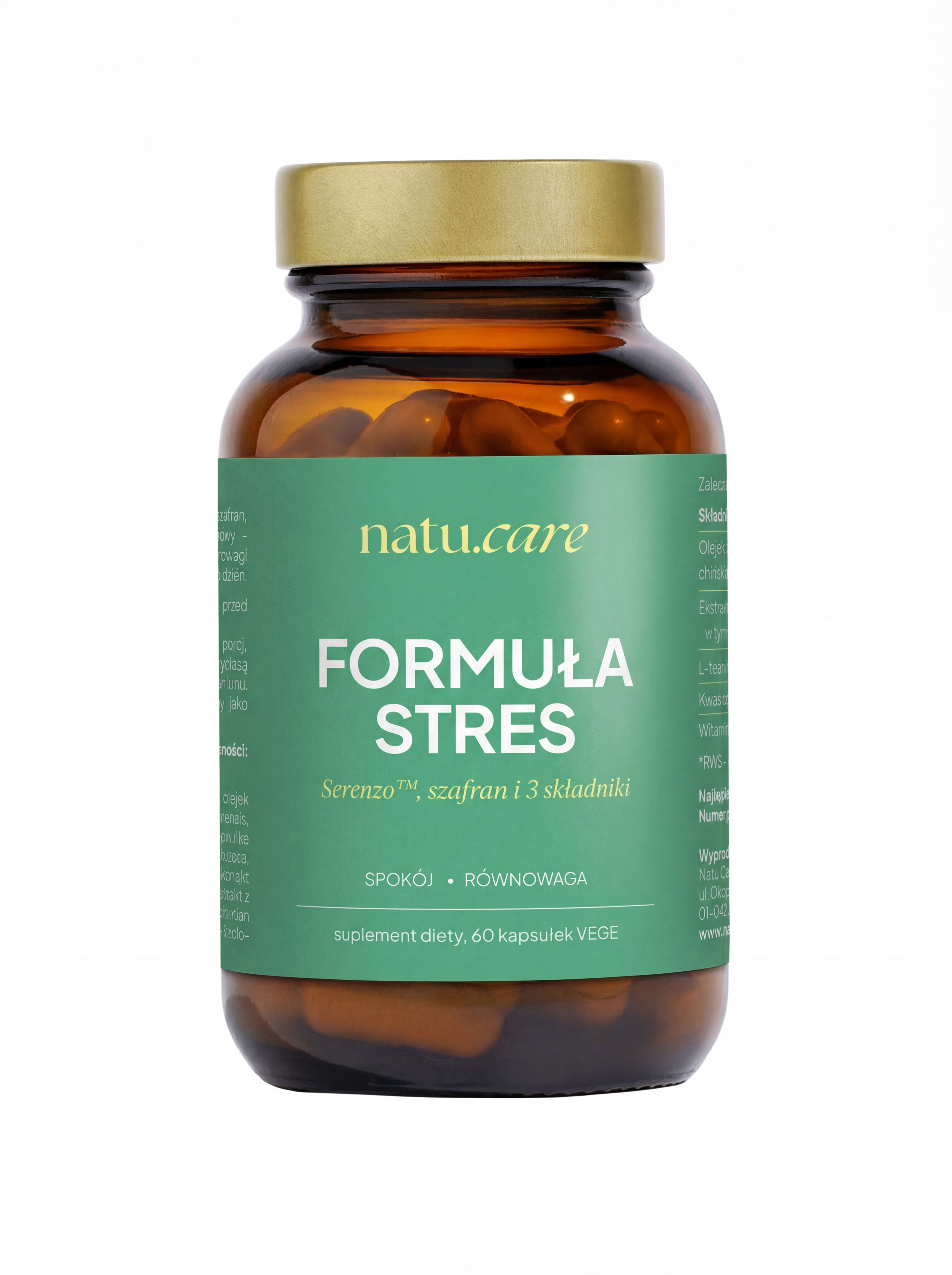 Natu.Care Suplement Diety Formuła Stres 60 Kapsułek