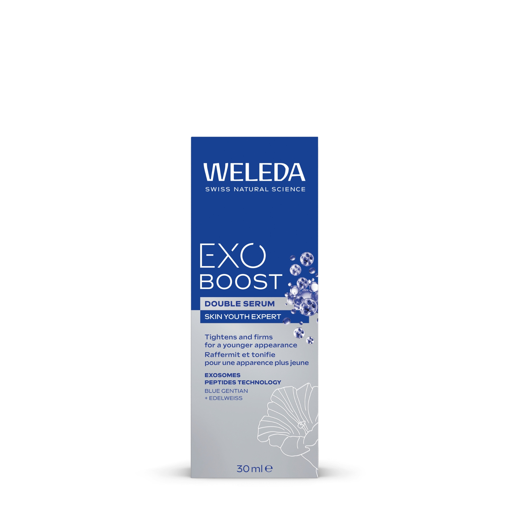 Weleda Exo Boost Podwójne Serum z Goryczką Letnią i Szarotką Alpejską 30ml