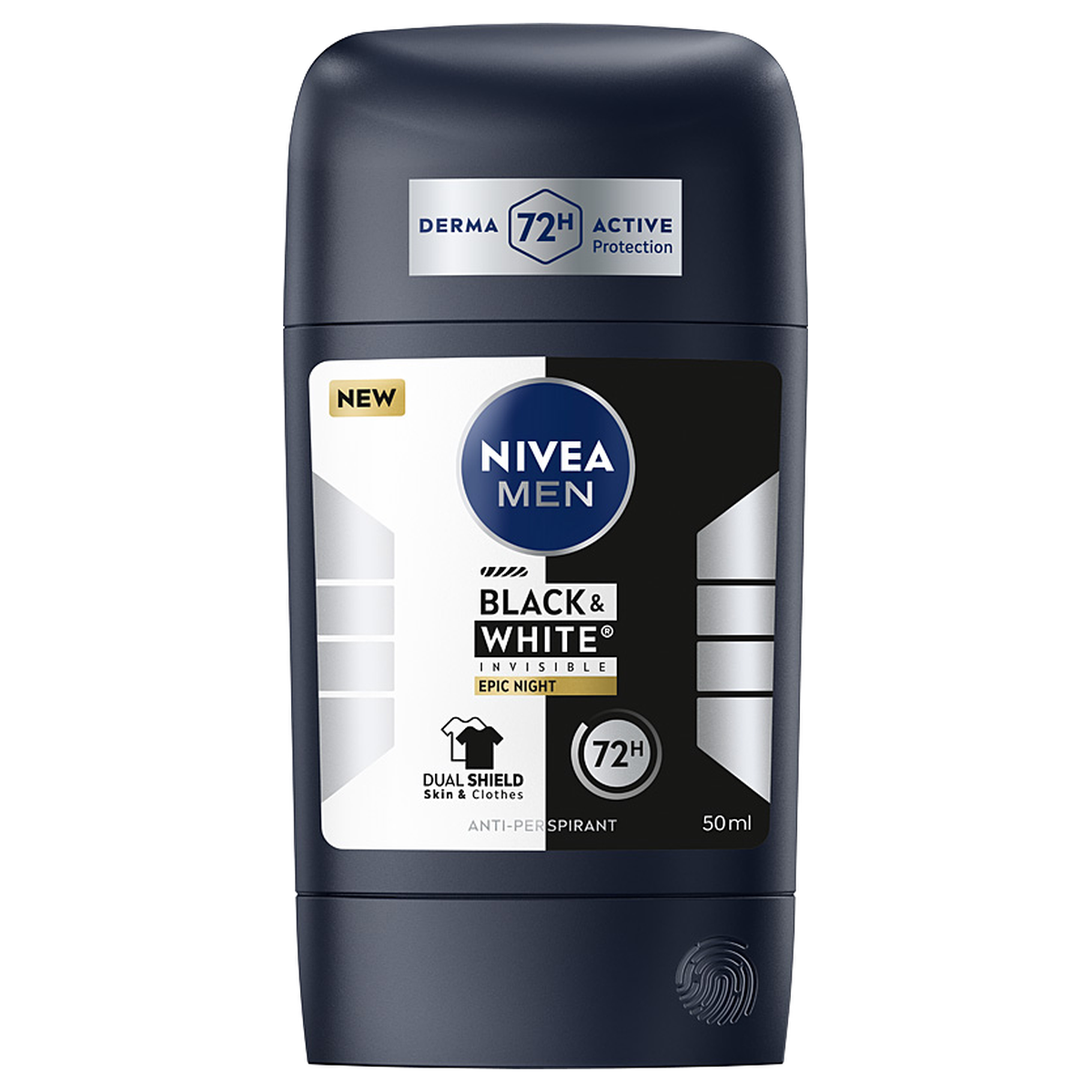NIVEA Men Black&White Invisible Epic Night Antyperspirant w Sztyfcie 50ml