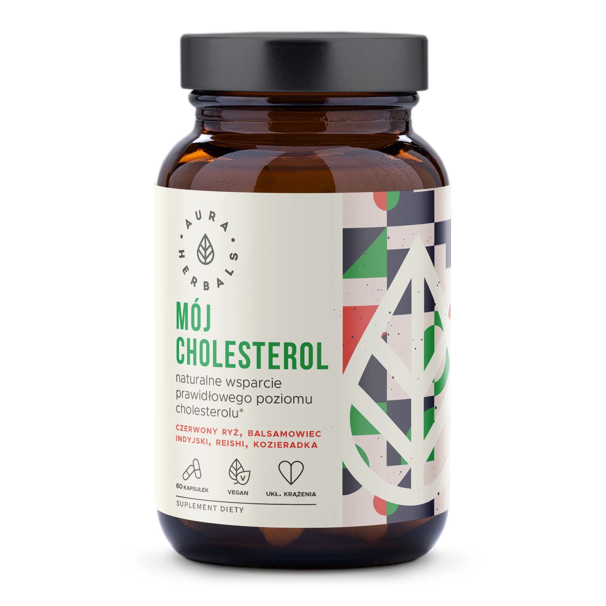 Aura Herbals Mój Cholesterol Suplement Diety 60 Kapsułek