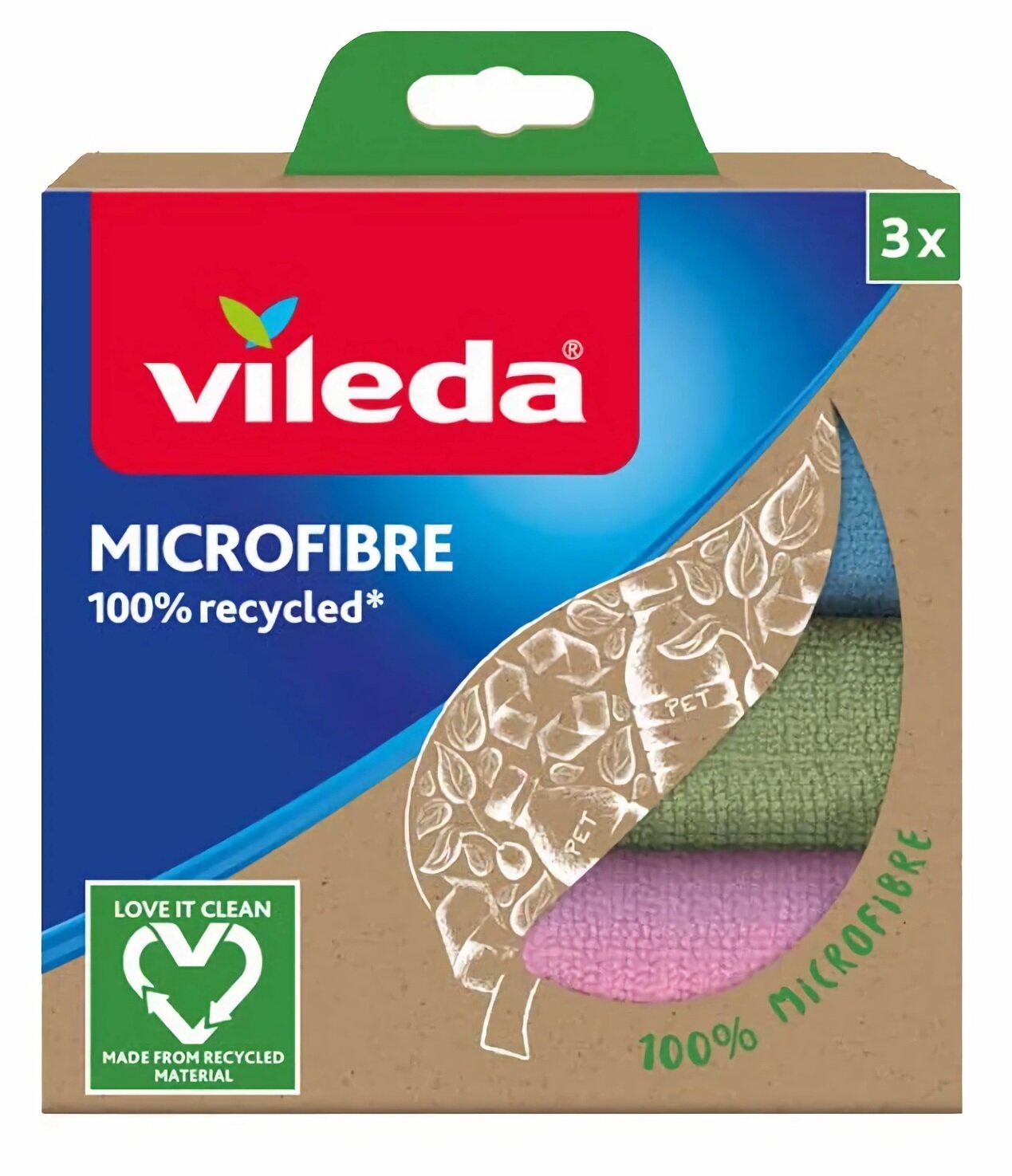 Vileda Ściereczki z Mikrofibry 3 Sztuki