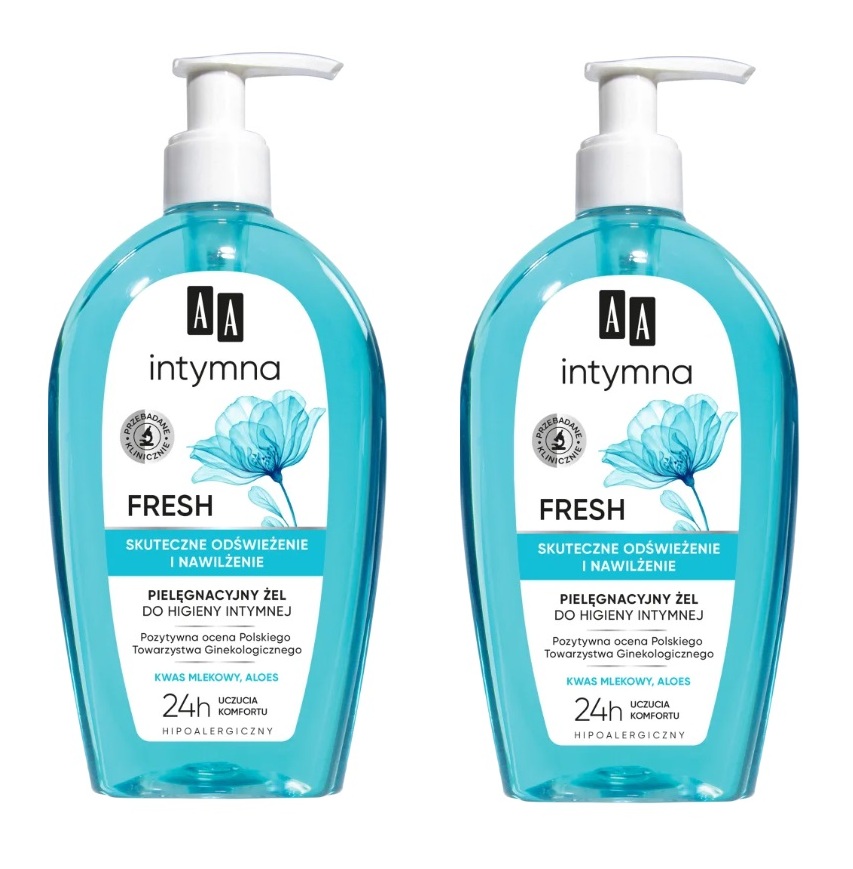 AA Fresh Żel do Higieny Intymnej 300ml x2 szt