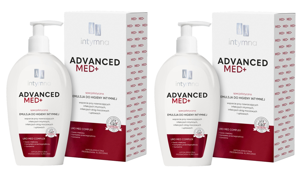 Intymna - Advanced MED+ - Specialised Emulsion for Intimate Hygiene - Specjalistyczna emulsja do higieny intymnej -