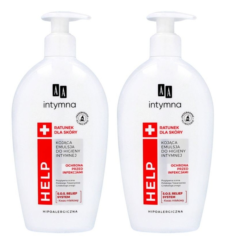 AA Help Emulsja do Higieny Intymnej 300ml x2 szt