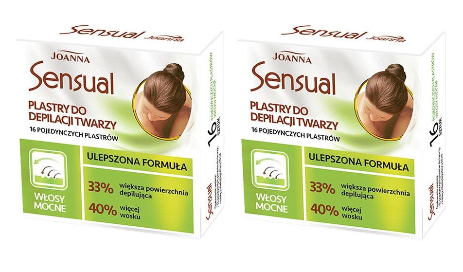 Sensual Plastry do Depilacji Twarzy Włosy Mocne x
