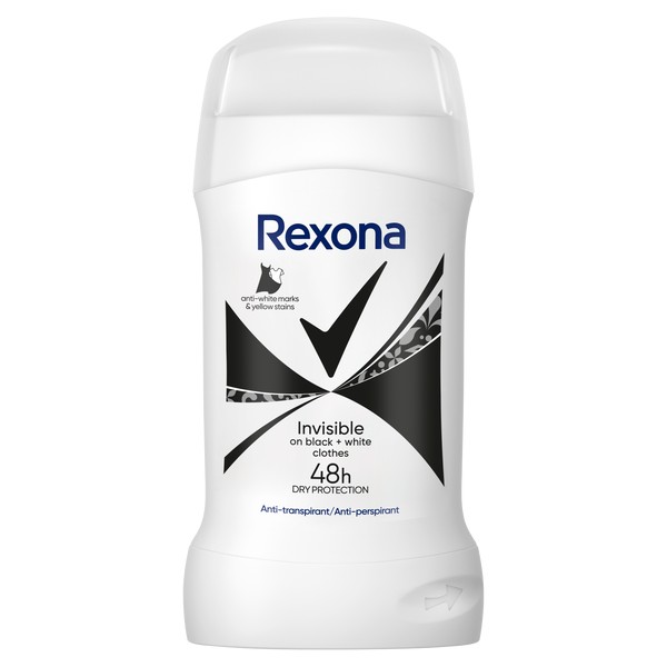 Rexona Antyperspirant w Sztyfcie Invisible On Black + White 50ml
