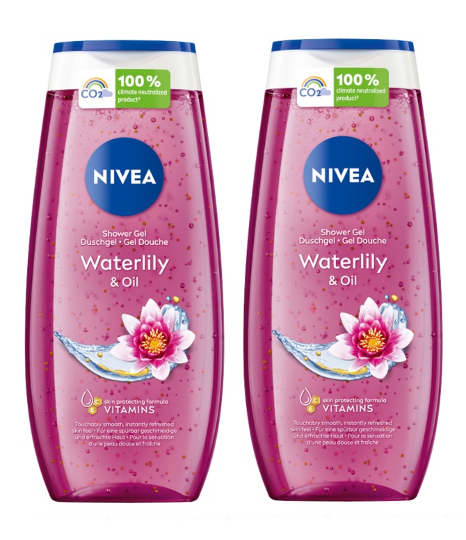 NIVEA Waterlily & Oil Żel pod Prysznic 250ml x2 szt