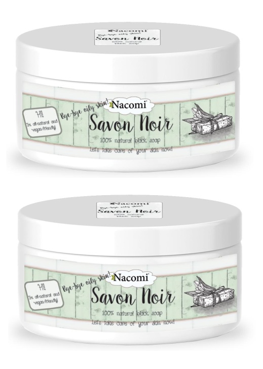 Nacomi Savon Noir Czarne Mydło 120g x2 szt