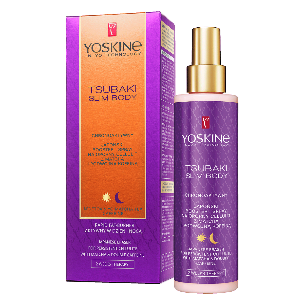 YOSKINE Tsubaki Slim Body Chronoaktywny Japoński Spray na Oporny Cellulit 200ml
