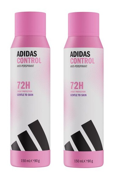 ADIDAS Control Antyperspirant w Sprayu dla Kobiet 150ml x2 szt