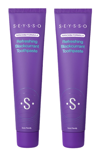 SEYSSO Pasta do Zębów Porzeczkowo Miętowa 75ml x2 szt