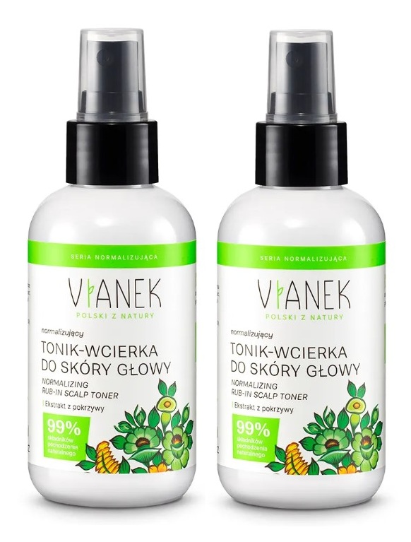 Vianek Normalizujący Tonik-Wcierka do skóry głowy 150ml x2 szt