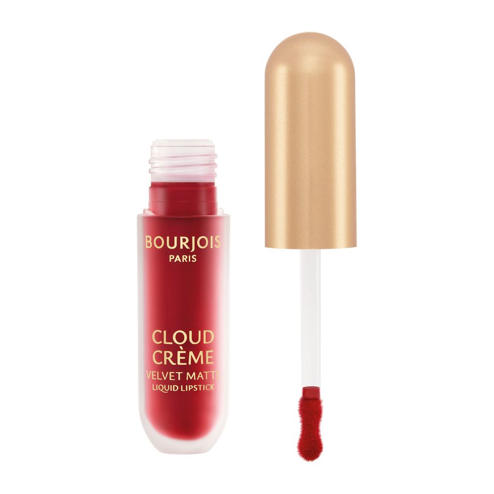 Bourjois Cloud Creme Velvet Matte Matowa Pomadka do Ust w Płynie 08 Cherie Cherry